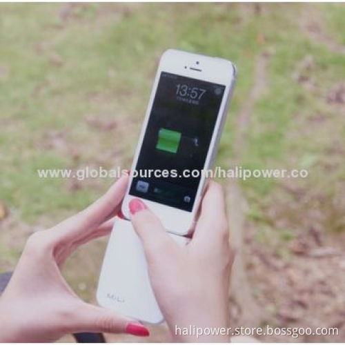 2,200mAh Charger/Power Bank for iPhone 6, Sized 73.5*57*15.2mmNew